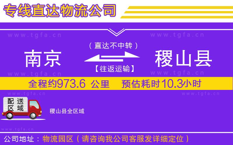 南京到稷山縣物流專線