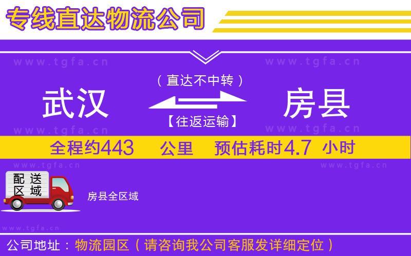 武漢到房縣物流公司