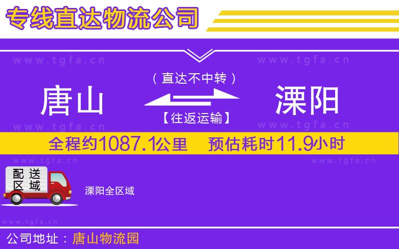 唐山到溧陽(yáng)物流公司