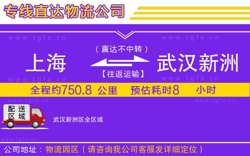 上海到武漢新洲區(qū)物流公司