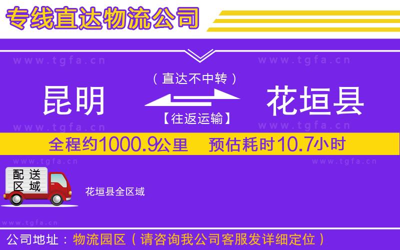 昆明到花垣縣物流專線