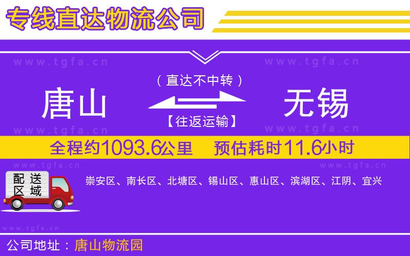 唐山到無錫貨運公司