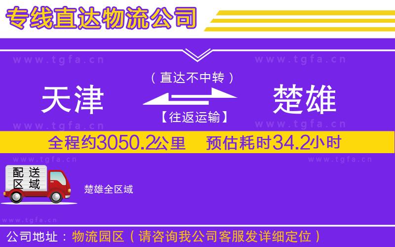 天津到楚雄物流公司