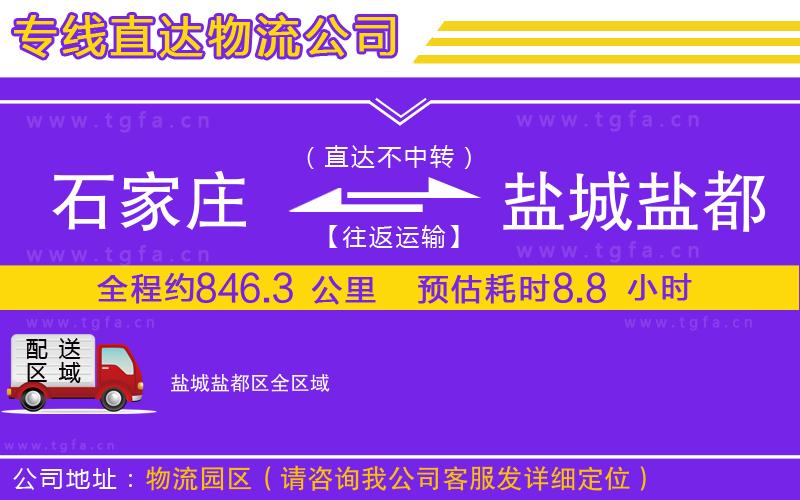 石家莊到鹽城鹽都區(qū)物流專線