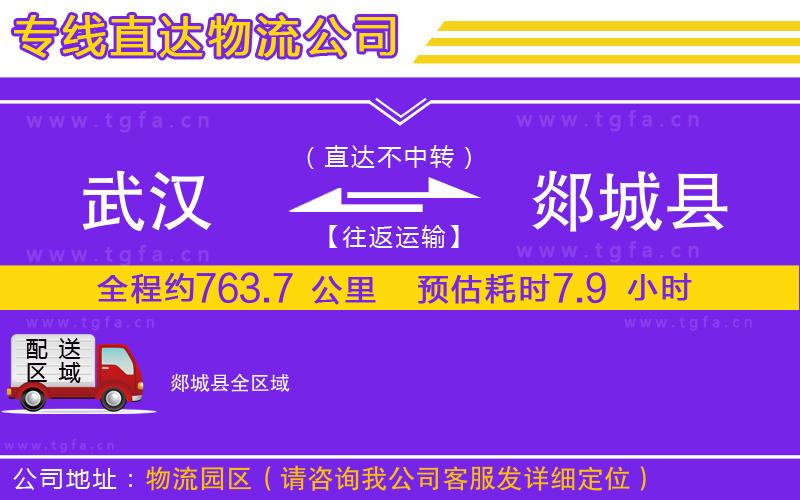 武漢到郯城縣物流公司