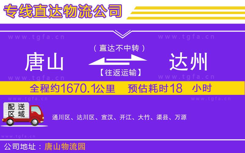 唐山到達(dá)州貨運(yùn)公司